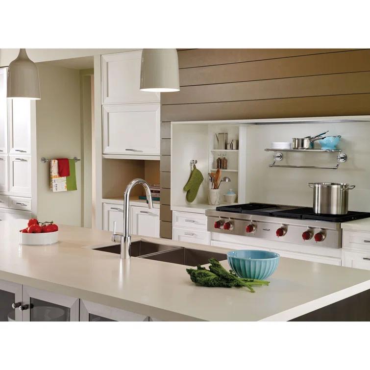 Moen Align One Handle Modern Kitchen Pulldown Faucet with Reflex and Power Clean Technology