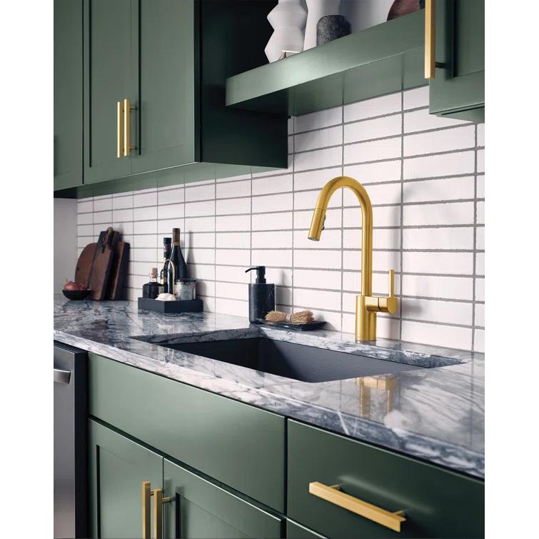 Moen Align One Handle Modern Kitchen Pulldown Faucet with Reflex and Power Clean Technology
