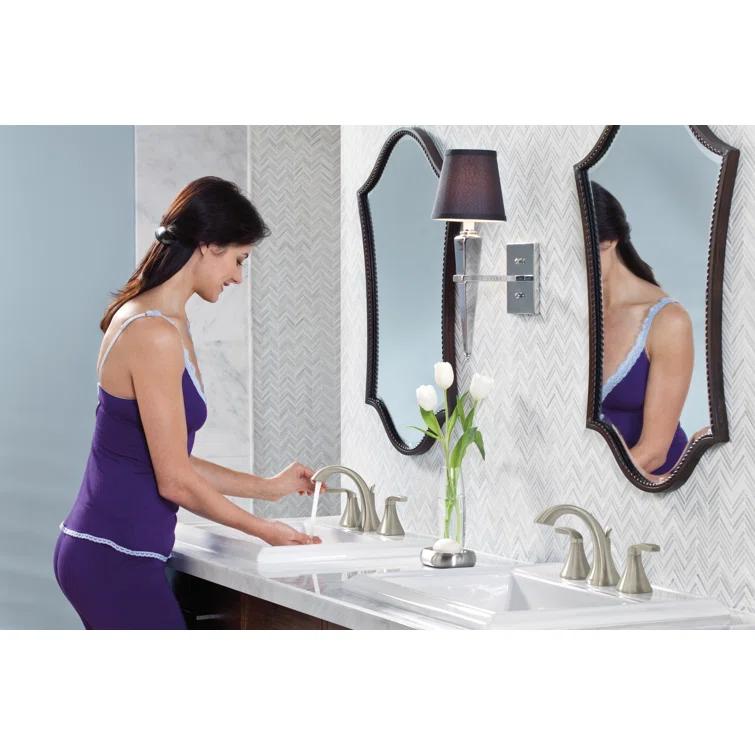 Moen Voss Two Handle 8 in. Widespread Bathroom Faucet Trim Kit, Valve Required