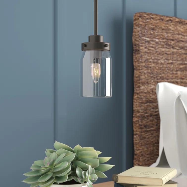 Devon Park 1 - Light Single Jar Pendant
