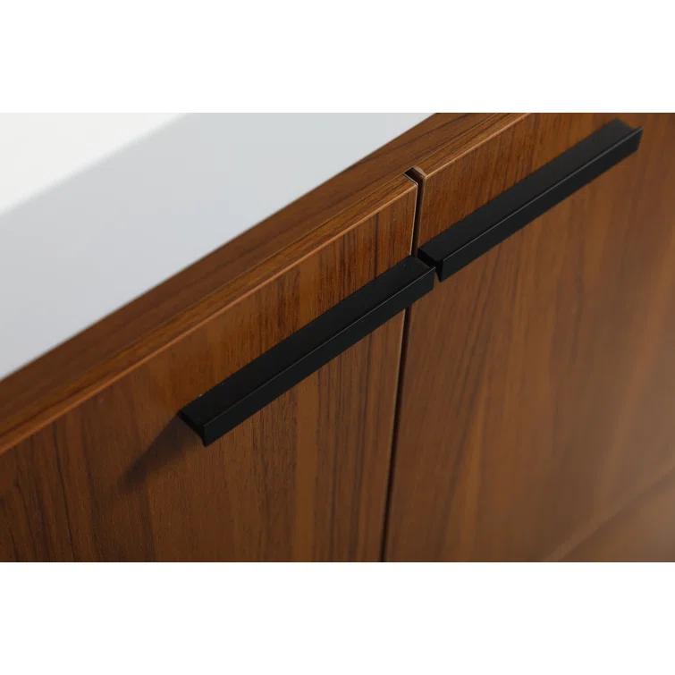 Southmead 30'' Single Bathroom Vanity with Resin Top