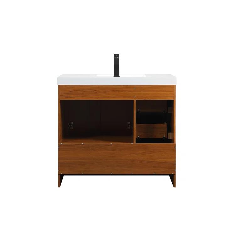 Mercury Row® Southmead 36'' Single Bathroom Vanity with Resin Top