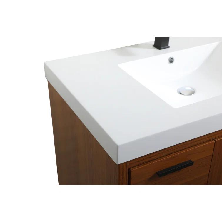 Mercury Row® Southmead 36'' Single Bathroom Vanity with Resin Top