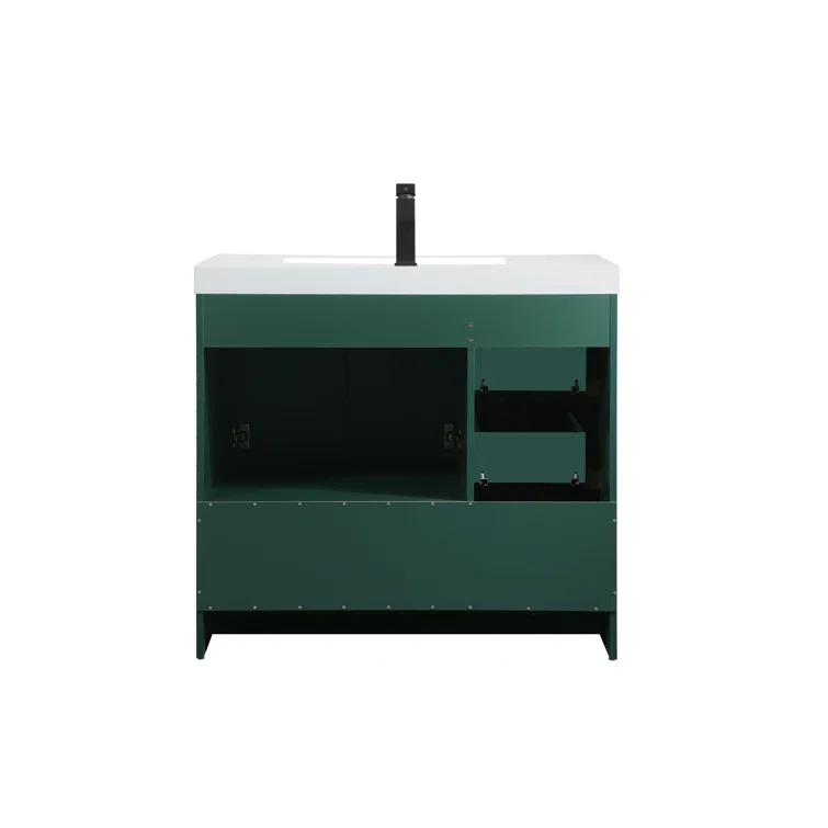 Mercury Row® Southmead 36'' Single Bathroom Vanity with Resin Top