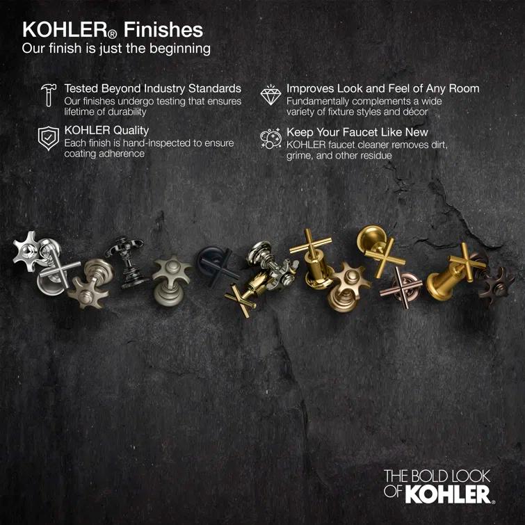 Kohler Crue Single Handle Pull Down Kitchen Faucet with Three-Function Pull Down Sprayer