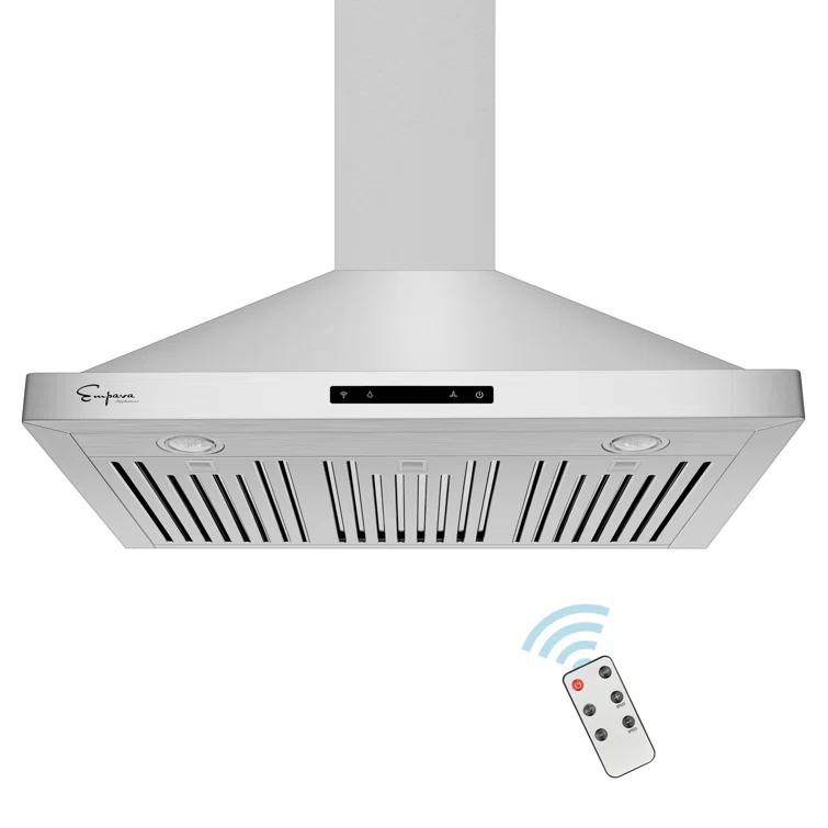 Empava Empava 36" Metal 380 CFM Convertible Wall Range Hood with Baffle Filter