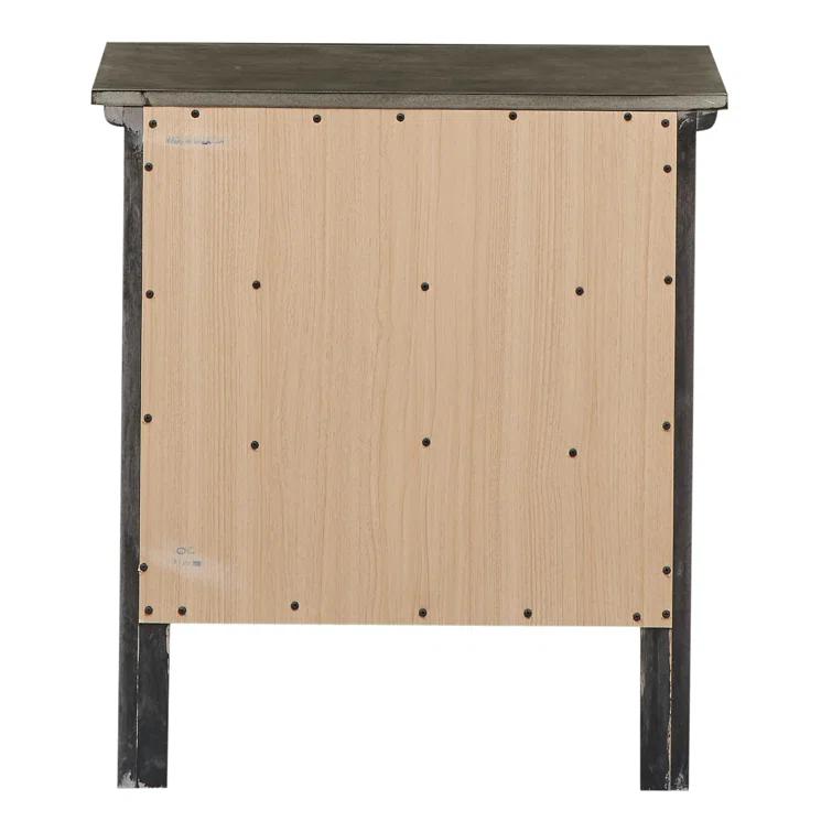 Hammond 3 - Drawer Nightstand Bed Side Table Wood Nightstand Small Bedside Table And Dresser