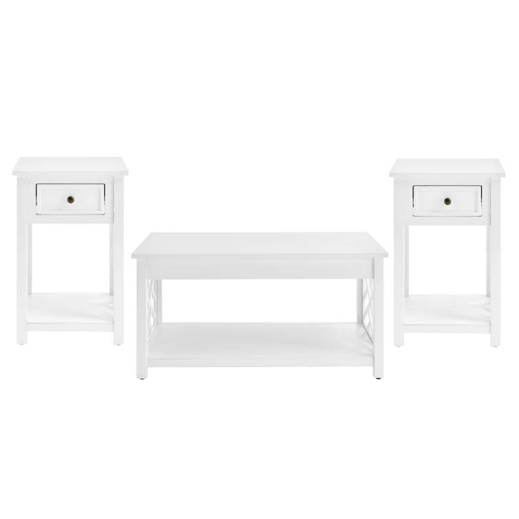 Alaterre Lund 3 - Piece Living Room Table Set