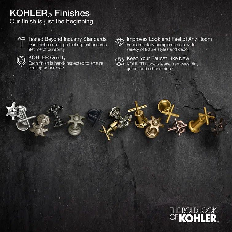 Kohler Purist Performance Showering Kit, 2.5 GPM Multifunction Showerhead and Handshower Package, Three Spray Settings