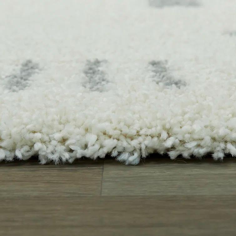 Morin Geometric Shag Area Rug