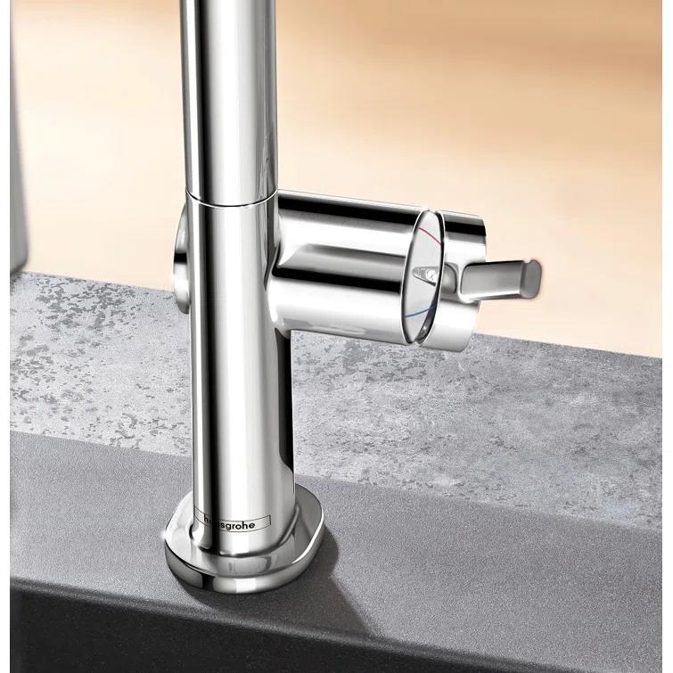 hansgrohe Talis N HighArc Kitchen Faucet, O-Style 2-Spray Pull-Down with sBox, 1.75 GPM