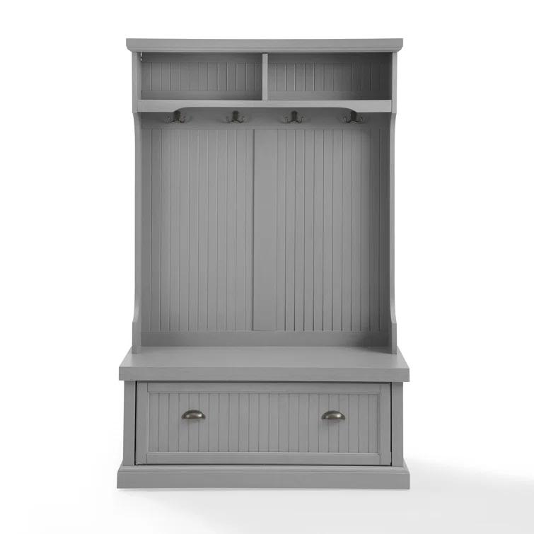 Seaside Hall Tree 40'' Wide with Bench and Shoe Storage