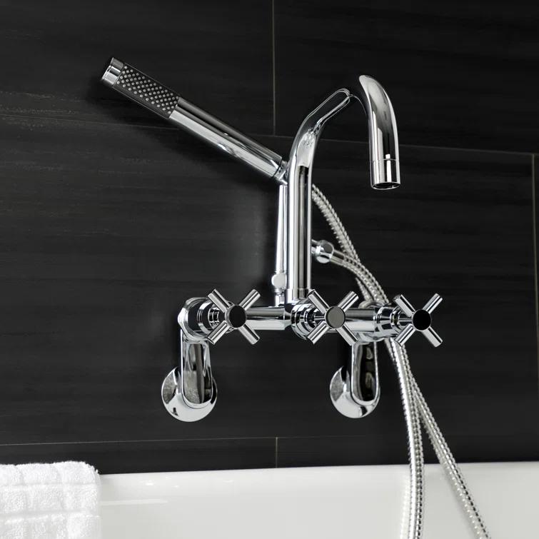Kingston Brass Kingston Brass Concord Wall Mount Clawfoot Tub Faucet AE8451DX