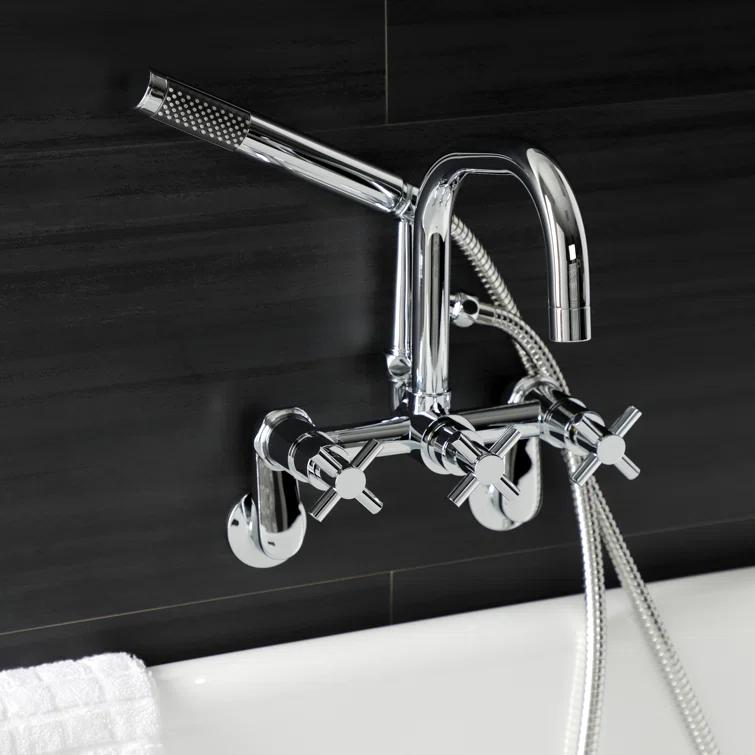 Kingston Brass Kingston Brass Concord Wall Mount Clawfoot Tub Faucet AE8451DX