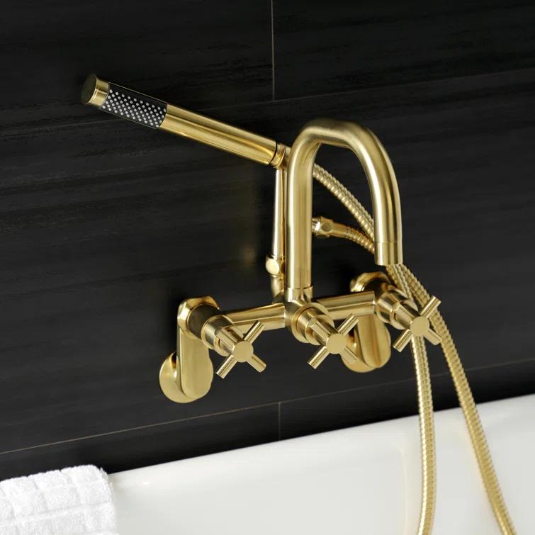 Kingston Brass Kingston Brass Concord Wall Mount Clawfoot Tub Faucet AE8457DX