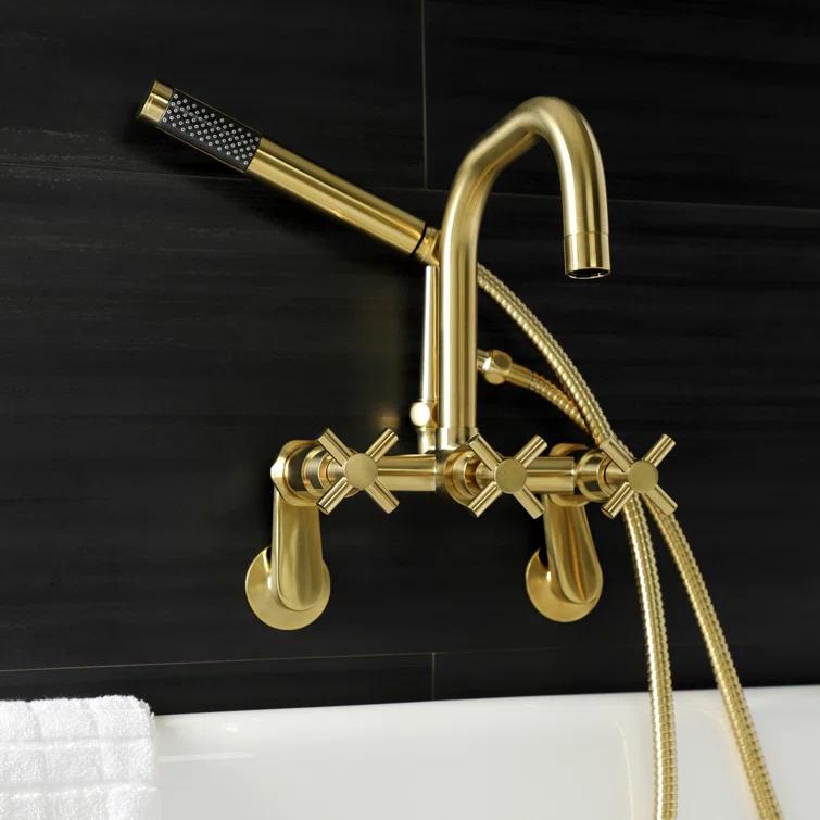 Kingston Brass Kingston Brass Concord Wall Mount Clawfoot Tub Faucet AE8457DX