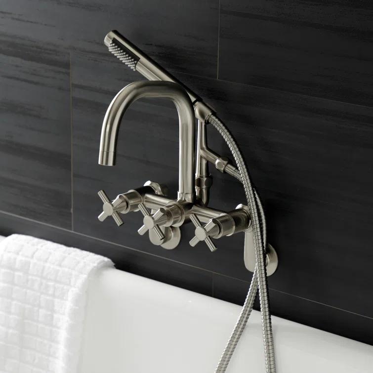 Kingston Brass AE8458DX Kingston Brass Concord Wall Mount Clawfoot Tub Faucet
