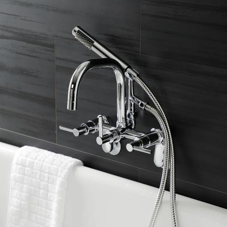 Kingston Brass Kingston Brass Concord Wall Mount Clawfoot Tub Faucet AE8451DX