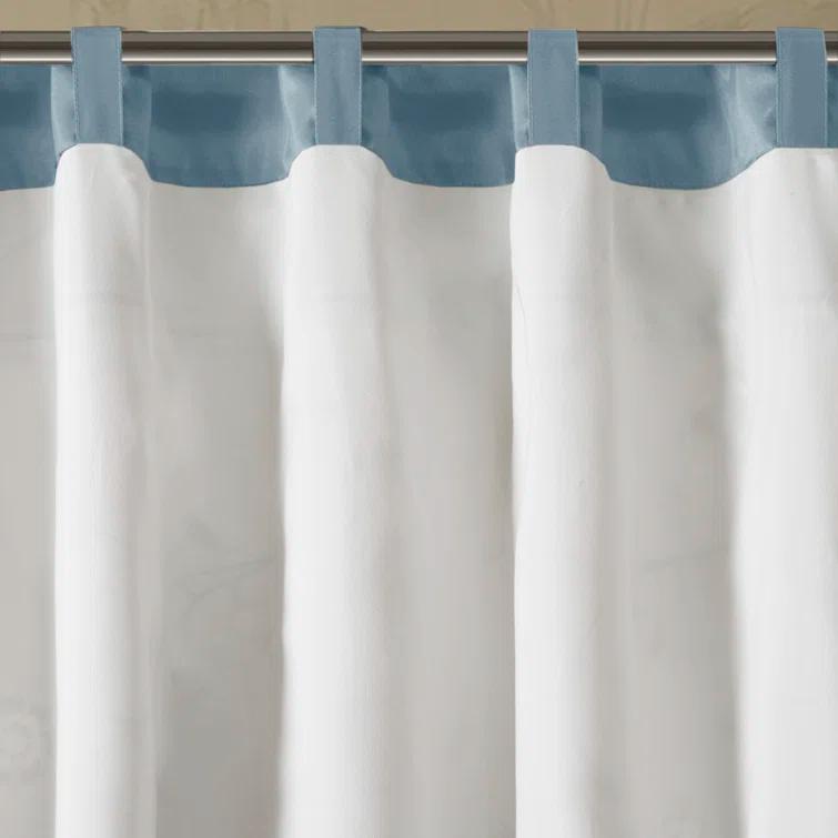 Madison Park Serene Embroidered Curtain Panel