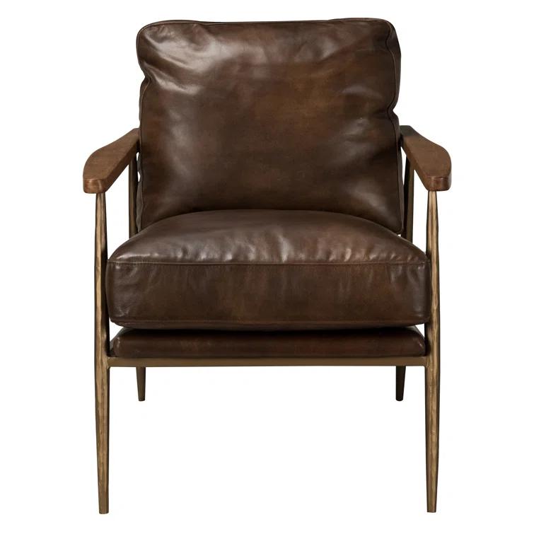 Arnold Genuine Leather Armchair