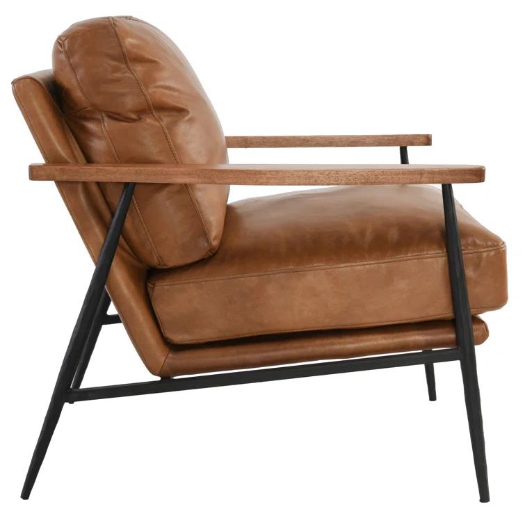 Arnold Genuine Leather Armchair