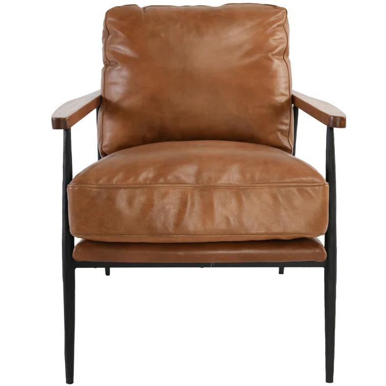 Arnold Genuine Leather Armchair