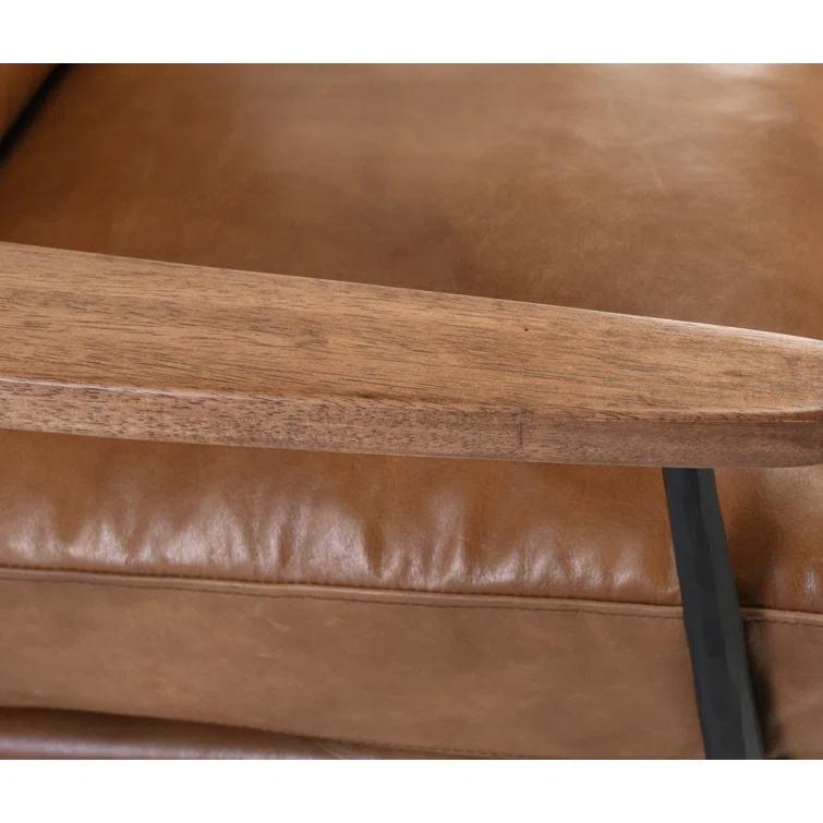 Arnold Genuine Leather Armchair