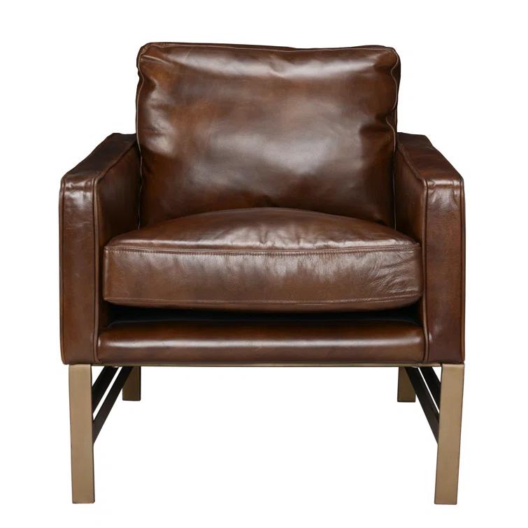 Classic Home Chad Leather Armchair & Reviews | Wayfair