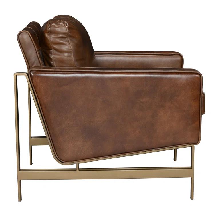 Classic Home Chad Leather Armchair & Reviews | Wayfair
