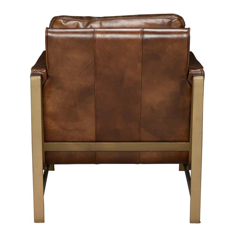 Classic Home Chad Leather Armchair & Reviews | Wayfair