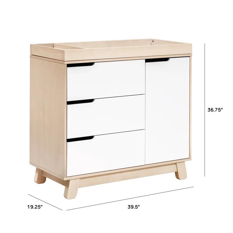 Hudson 3 Drawer 39.5" W Changing Table Dresser