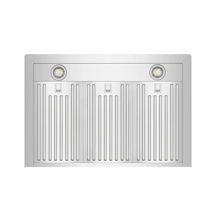 Empava Empava 36" Metal 380 CFM Convertible Wall Range Hood with Baffle Filter
