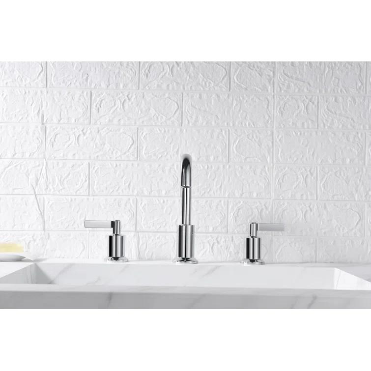 Kree Widespread 2-handle Bathroom Faucet with Drain Assembly