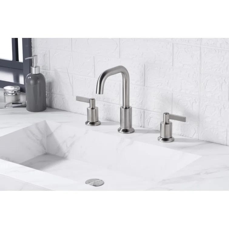 Kree Widespread 2-handle Bathroom Faucet with Drain Assembly