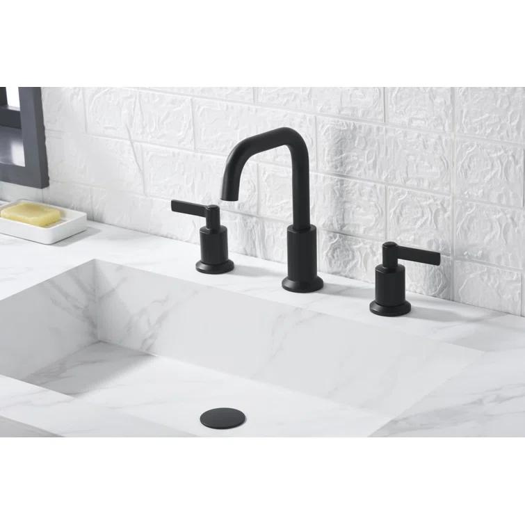 Kree Widespread 2-handle Bathroom Faucet with Drain Assembly
