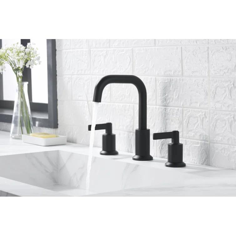 Kree Widespread 2-handle Bathroom Faucet with Drain Assembly