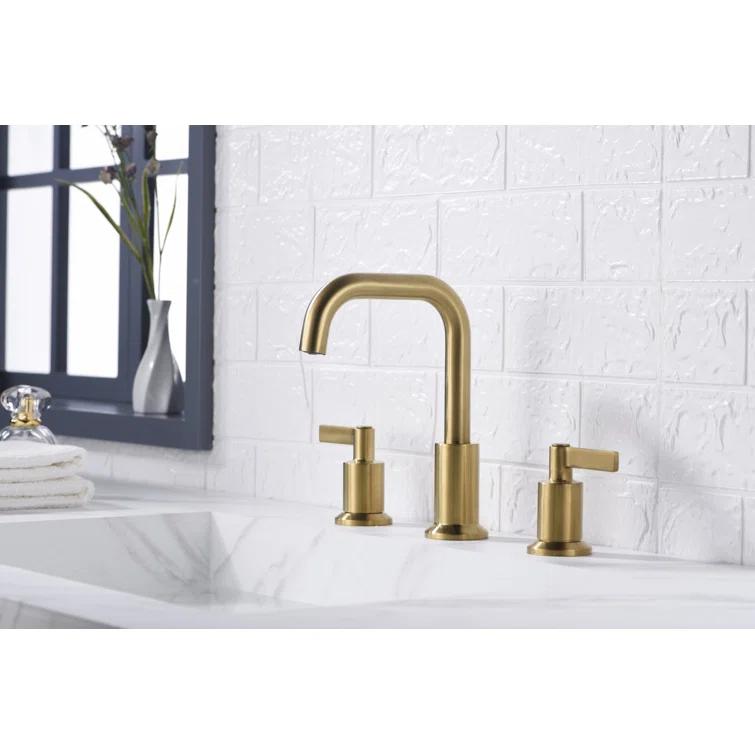 Kree Widespread 2-handle Bathroom Faucet with Drain Assembly