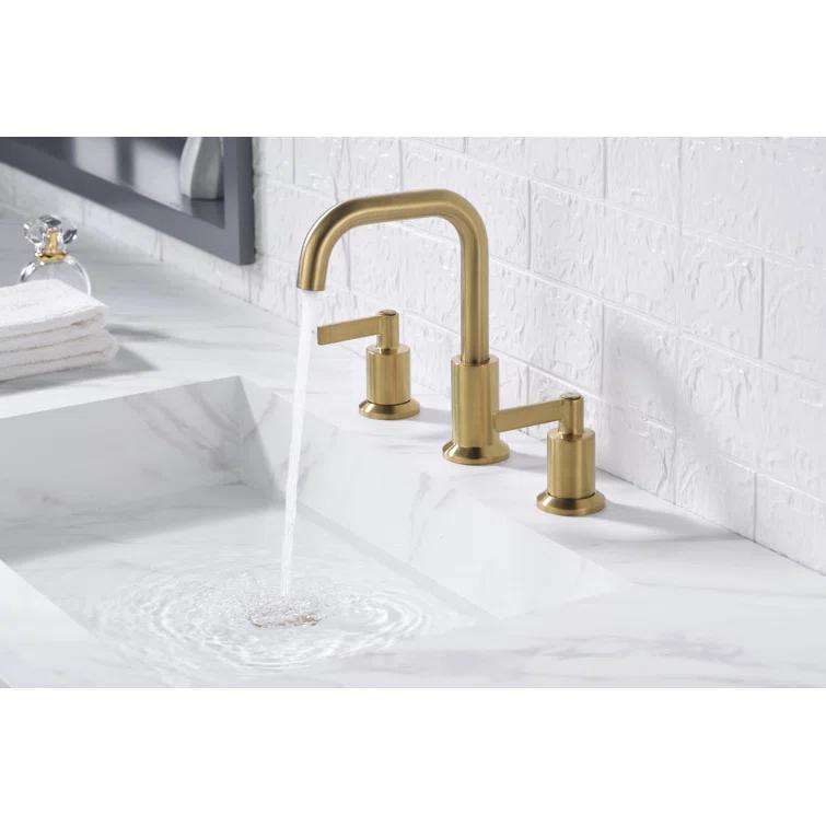 Kree Widespread 2-handle Bathroom Faucet with Drain Assembly