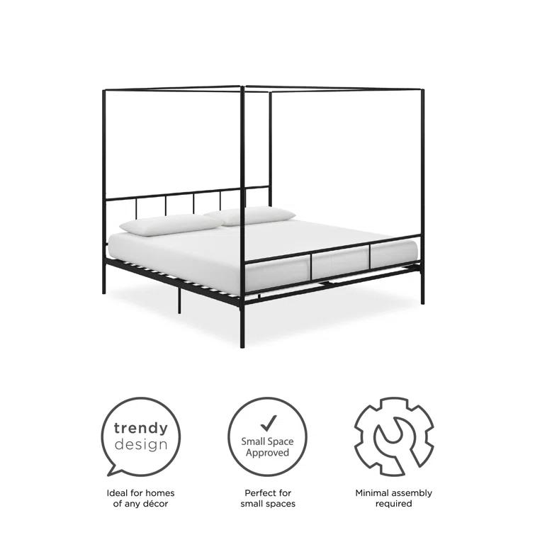 Marion Metal Canopy Bed