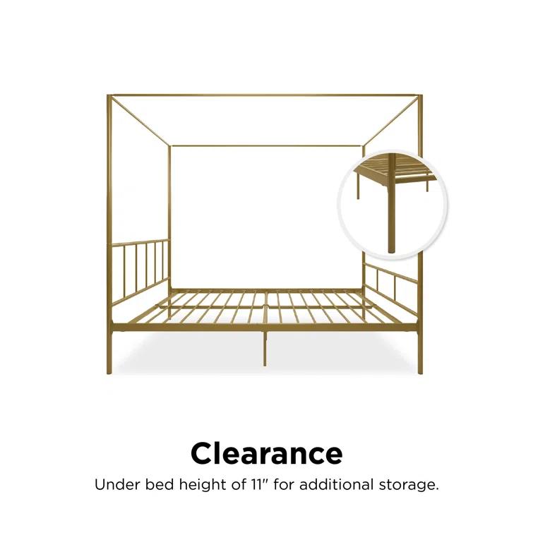 Marion Metal Canopy Bed