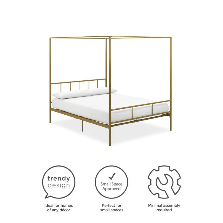Marion Metal Canopy Bed