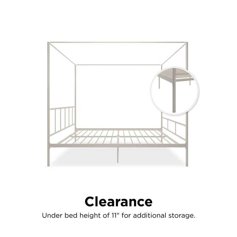 Marion Metal Canopy Bed