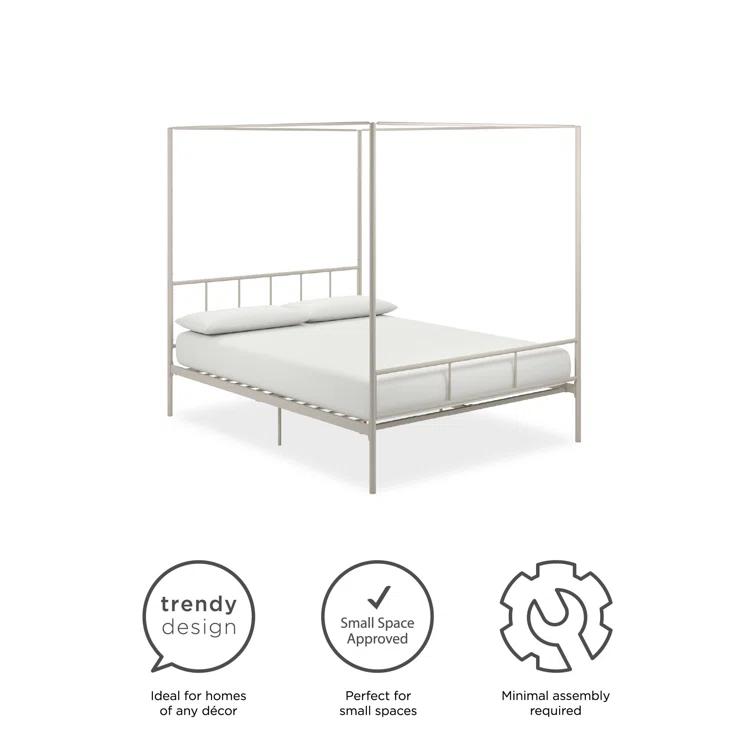 Marion Metal Canopy Bed