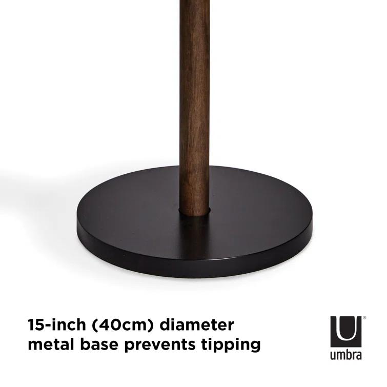 Pillar 8 - Hook Freestanding Solid Wood Coat Rack