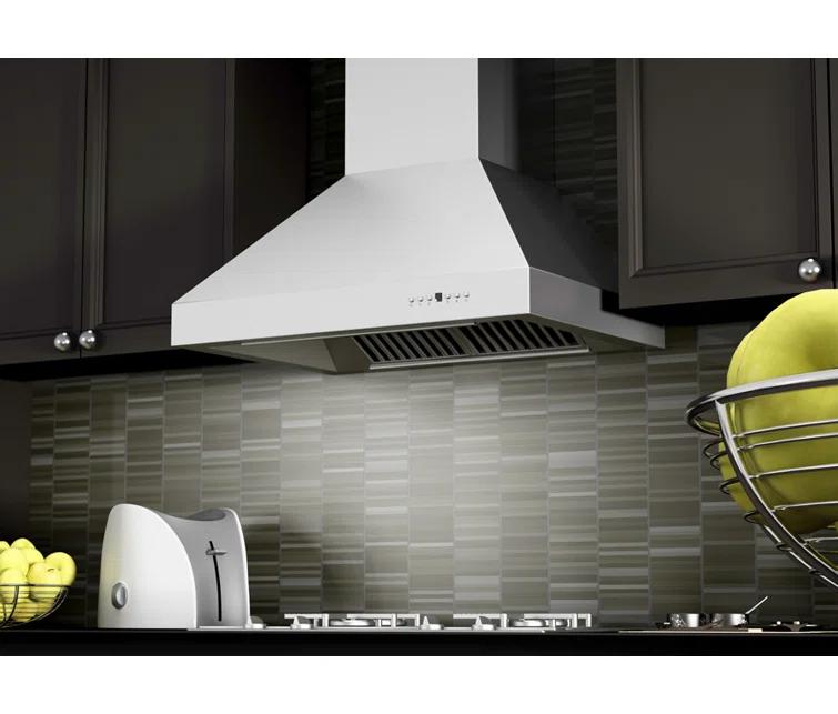 ZLINE 48 in. Professional Ducted Wall Mount Range Hood in Stainless Steel (697-48)