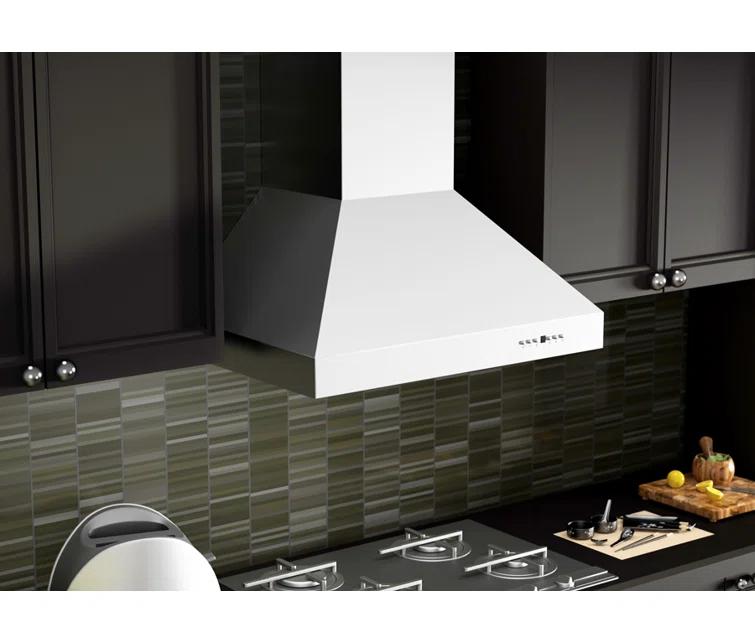 ZLINE 48 in. Professional Ducted Wall Mount Range Hood in Stainless Steel (697-48)