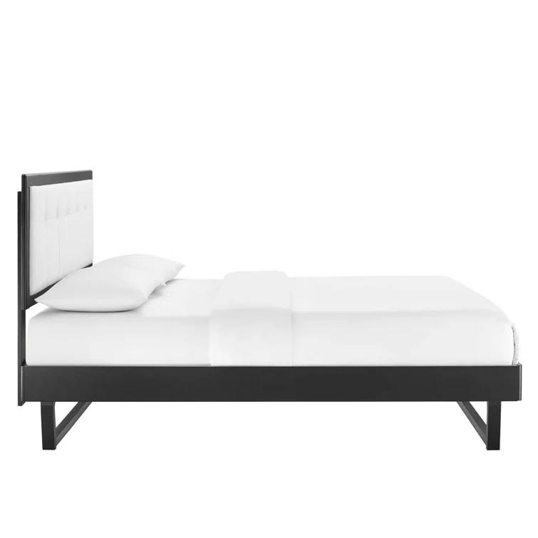 Modway Willow Wood Platform Bed with Angular Frame