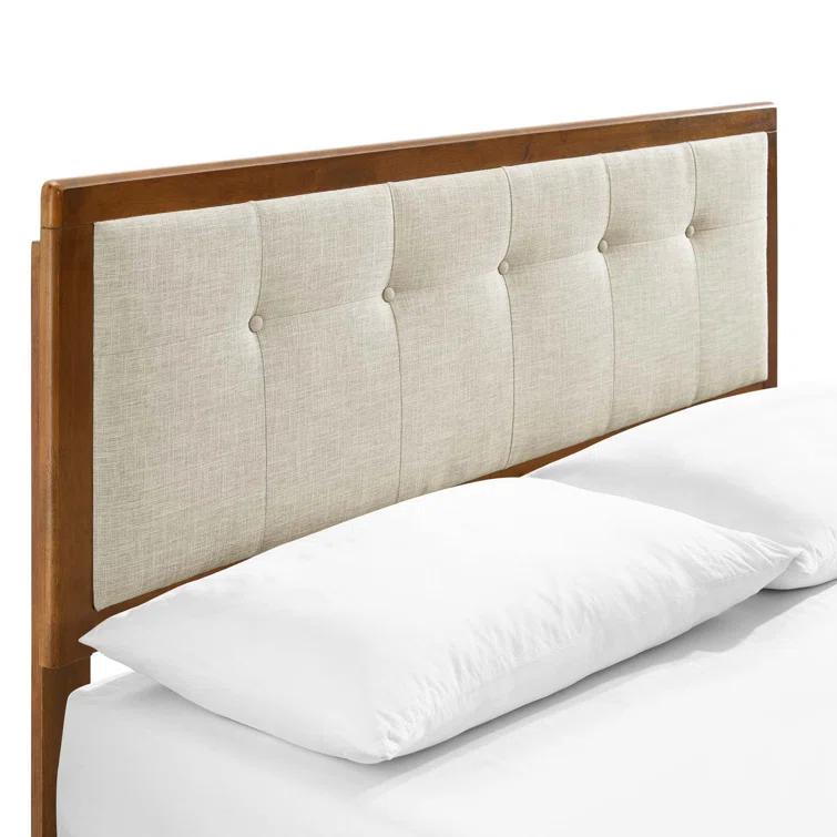 Modway Willow Wood Platform Bed with Angular Frame