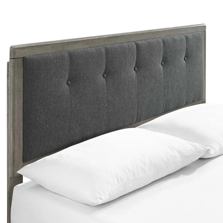 Willow Wood Platform Bed with Angular Frame
