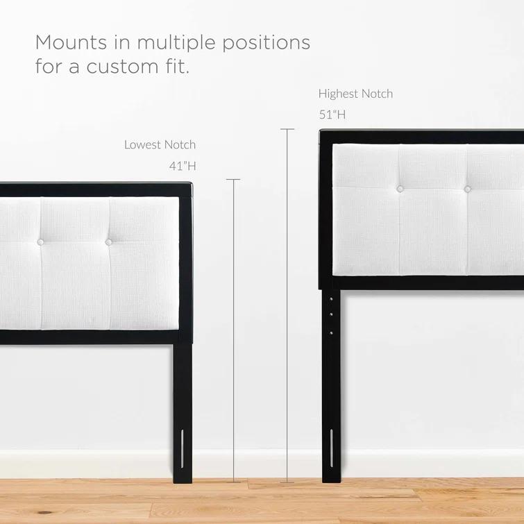 Modway Willow Wood Platform Bed with Angular Frame